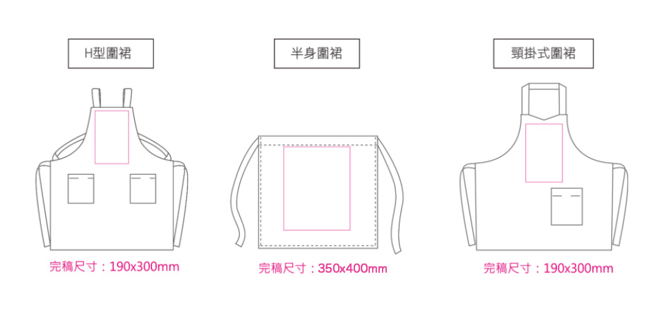 頸掛式圍裙
