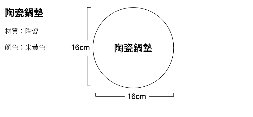 陶瓷鍋墊