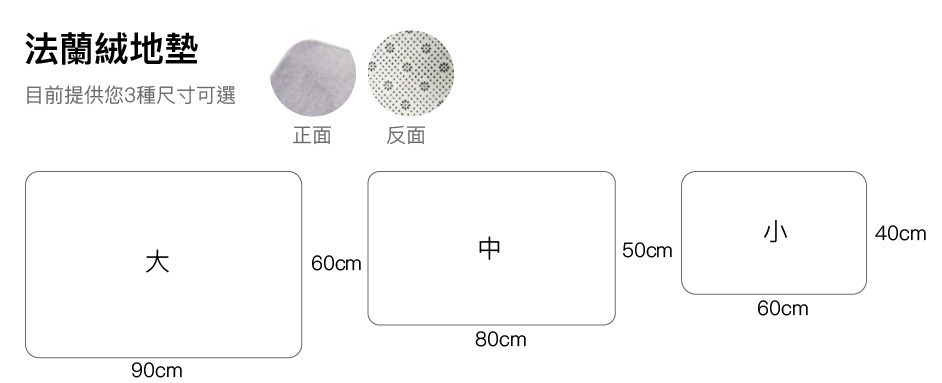 法蘭絨地墊