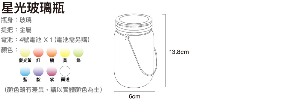 星光玻璃瓶