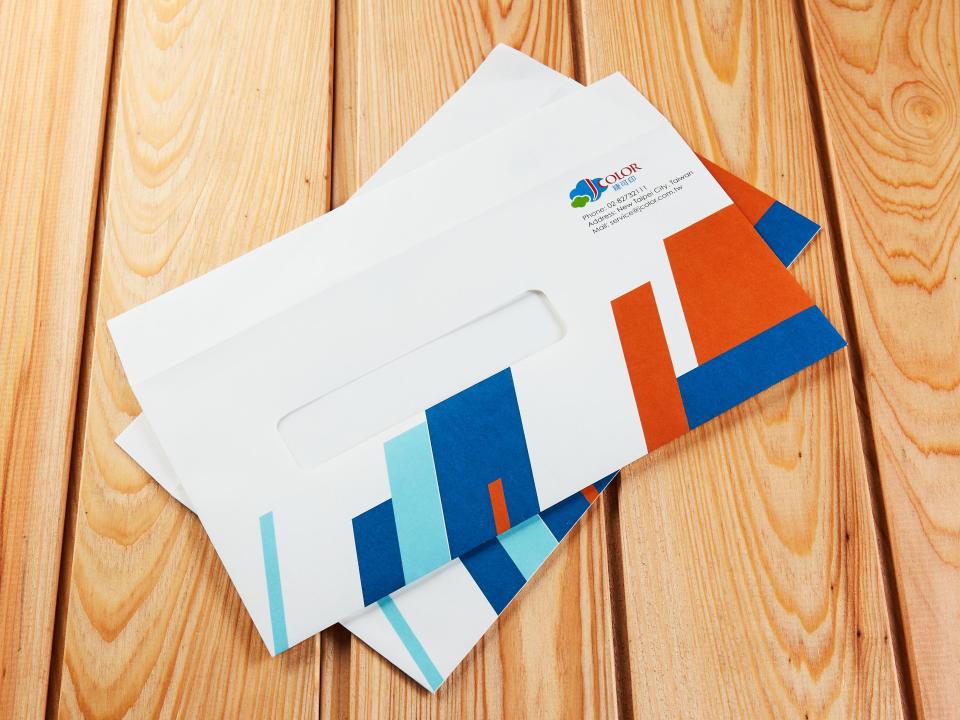 歐式12K開窗信封製作，便宜優質的信封印刷服務-捷可印