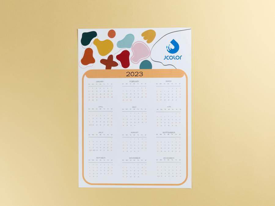 海報年曆製作，便宜優質的桌曆，月曆印刷服務-捷可印