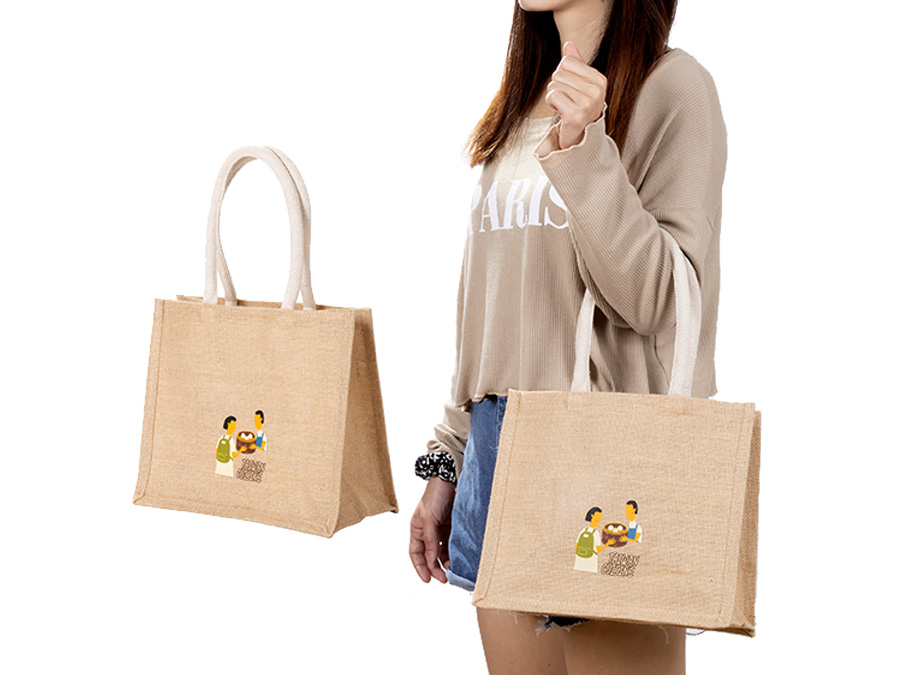 黃麻購物袋製作，便宜優質的提袋印刷服務-捷可印